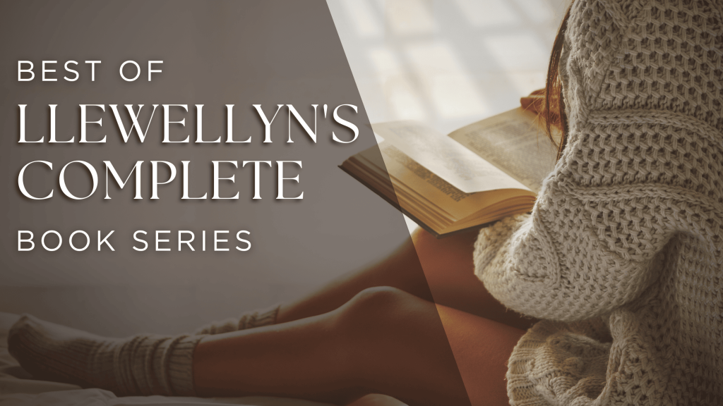 The Best of Llewellyn's complete book series, woman sitting near a window reading a book